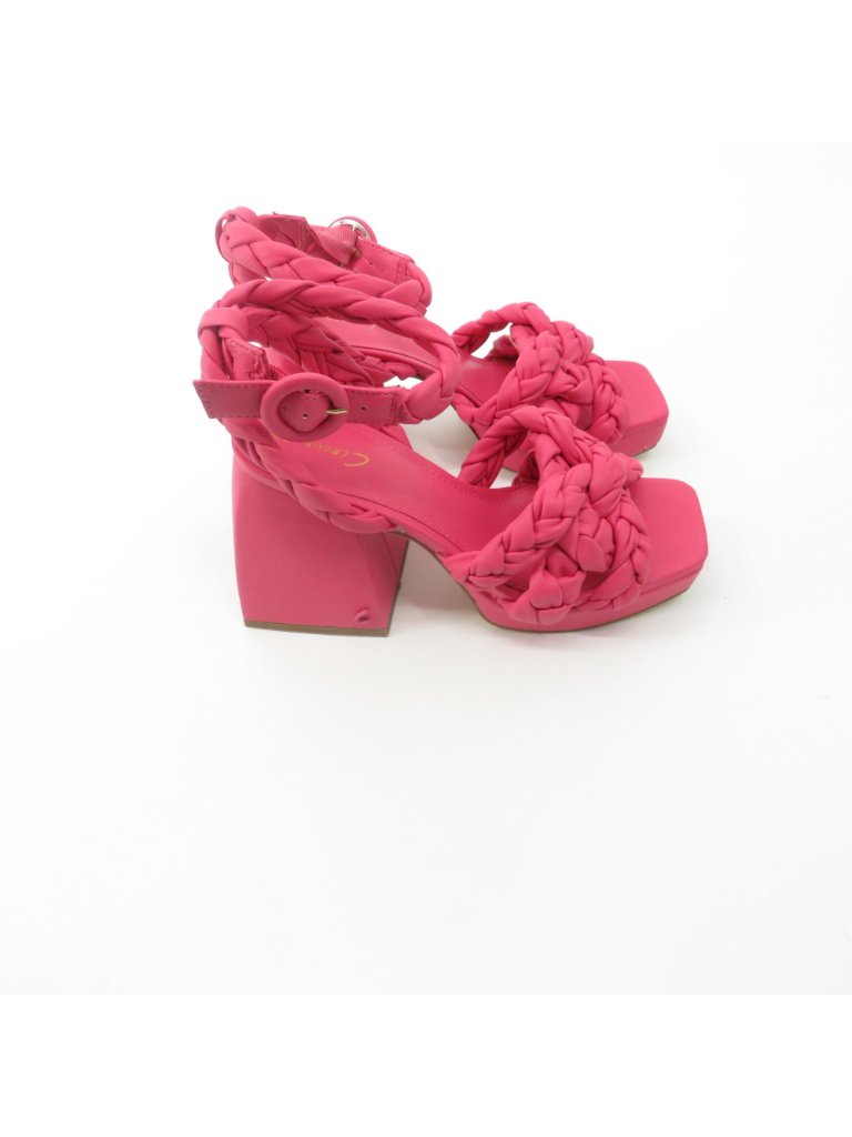 Circus Ny Pink Sandals Adjustable Ankle Strap Square Toe Size 5.5 New $100 — image 6 of 8